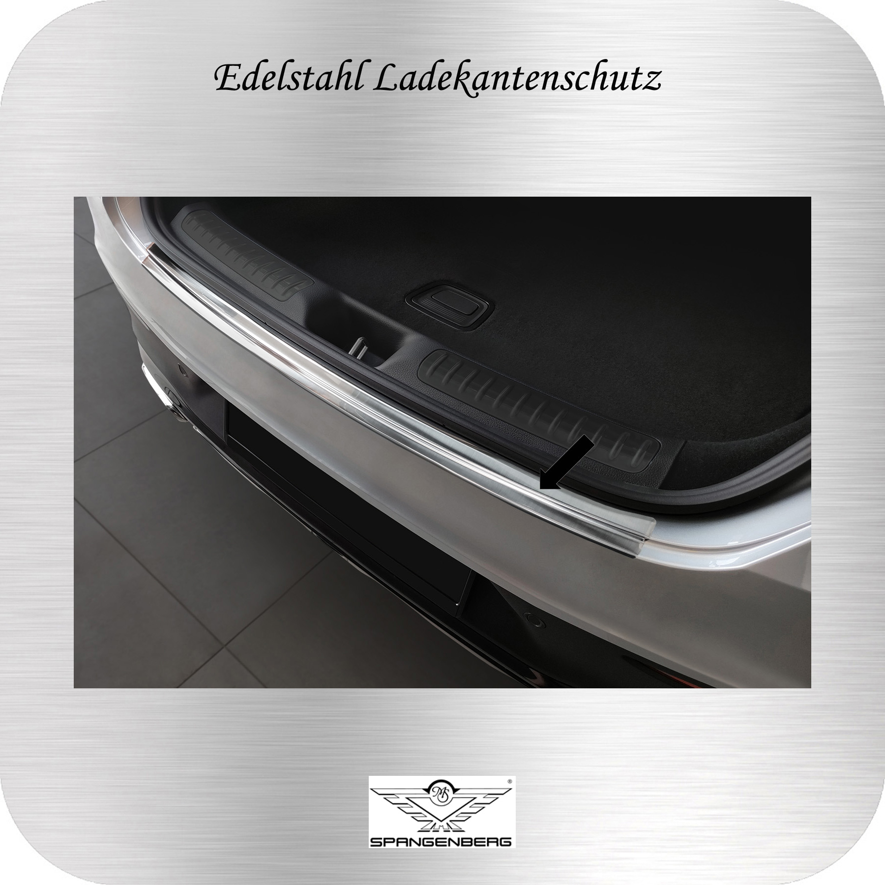 Ladekantenschutz Edelstahl für Mercedes GLC II Coupé C254 ab Bj 06.2023- 3235617