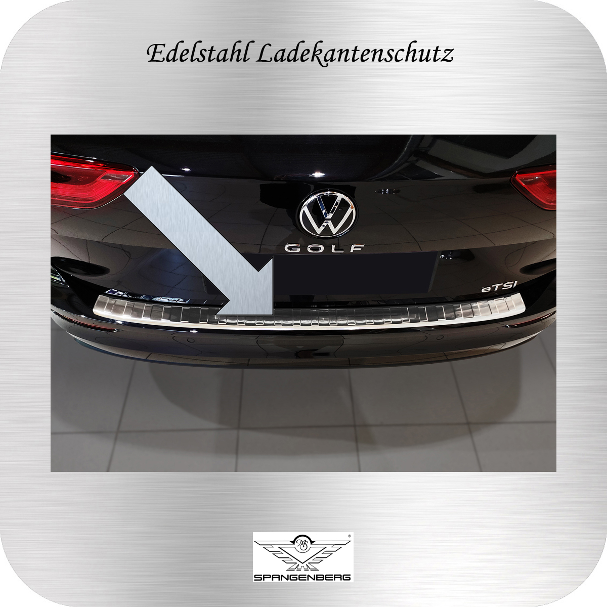 Ladekantenschutz Edelstahl für Volkswagen Golf VIII 8 Variant ab 9.2020- 3235689