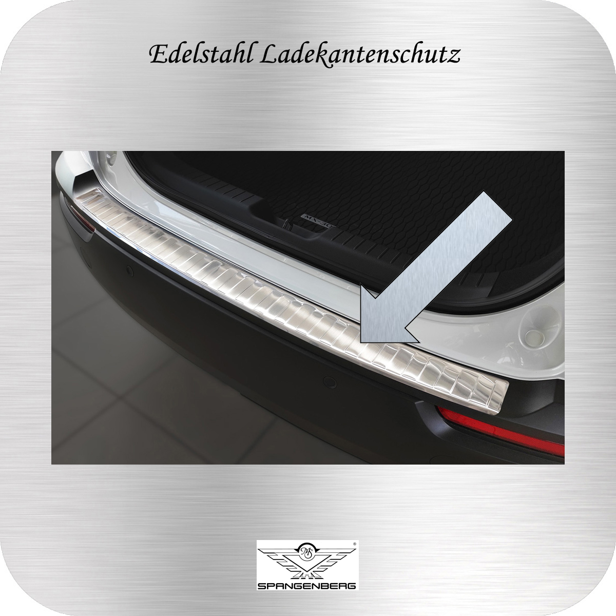 Ladekantenschutz Edelstahl für Mazda MX-30 SUV ab Baujahr 03.2020- 3235719