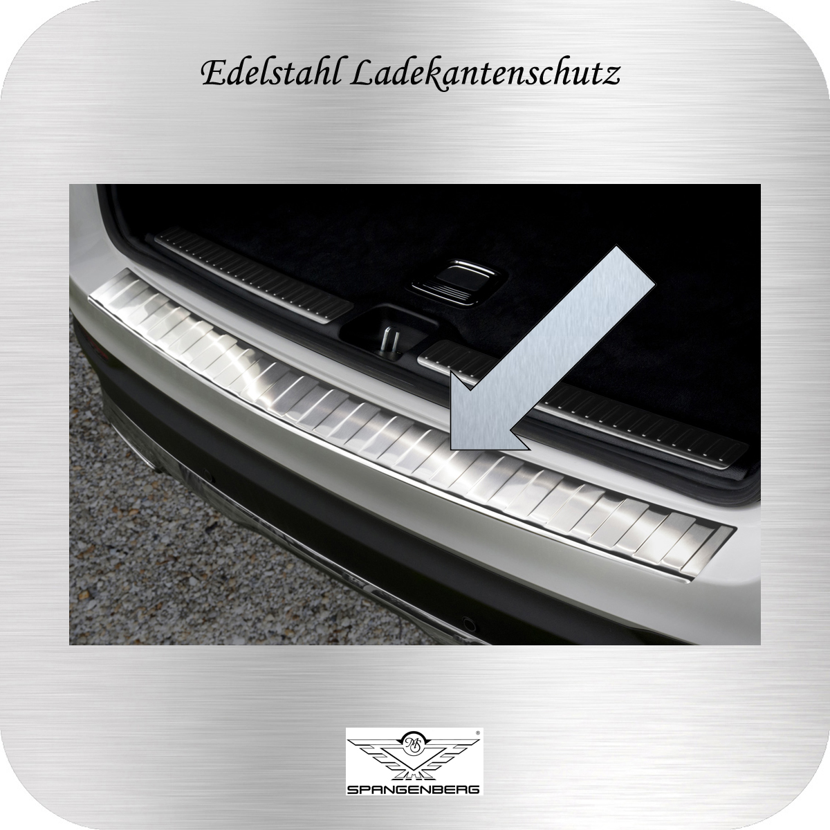 Ladekantenschutz Edelstahl Mercedes GLC X253 SUV Kombi Typ X 253 2015- 3235819