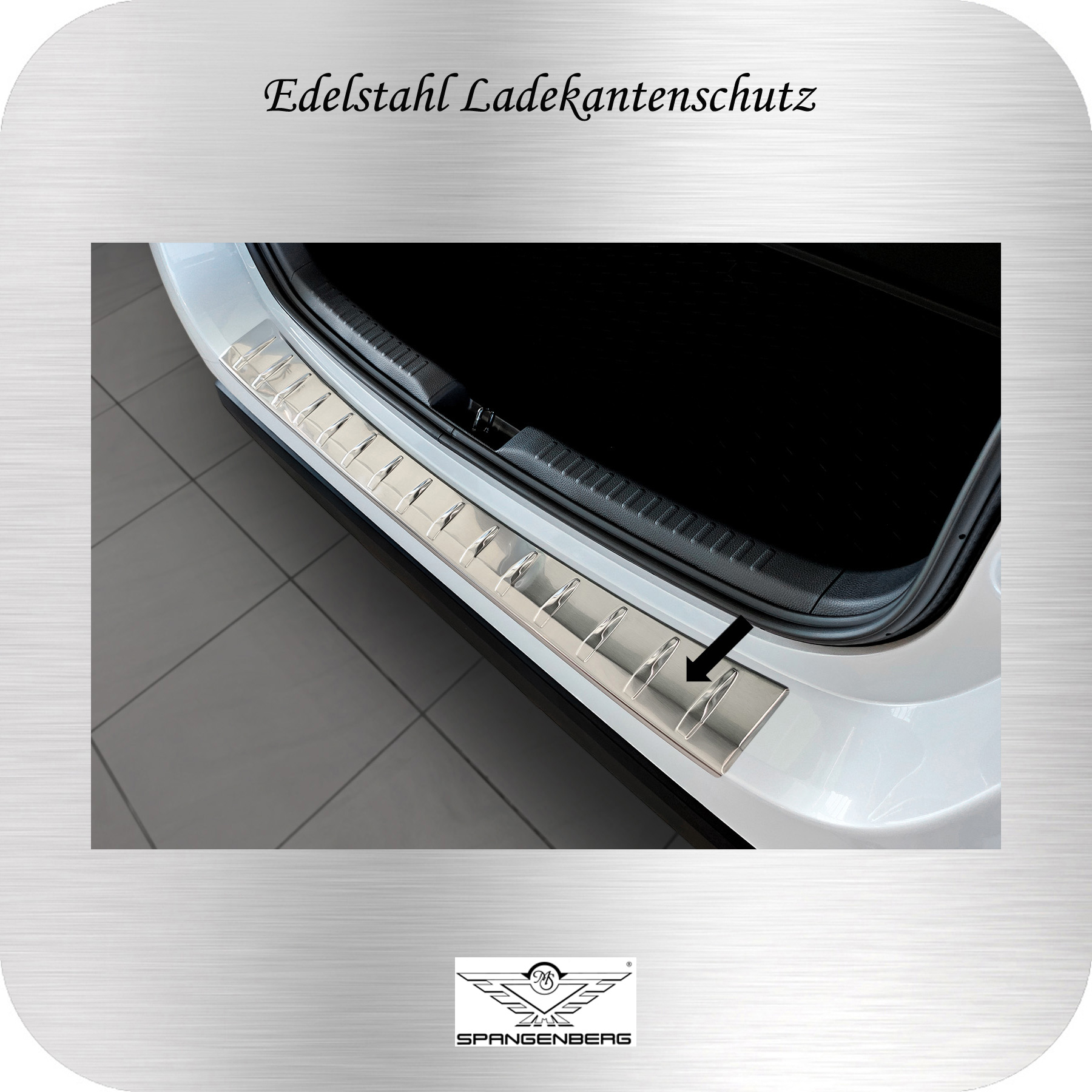Ladekantenschutz Edelstahl für Mazda 2 IV 4. Gen. nur Hybrid ab 03.2022- 3235891