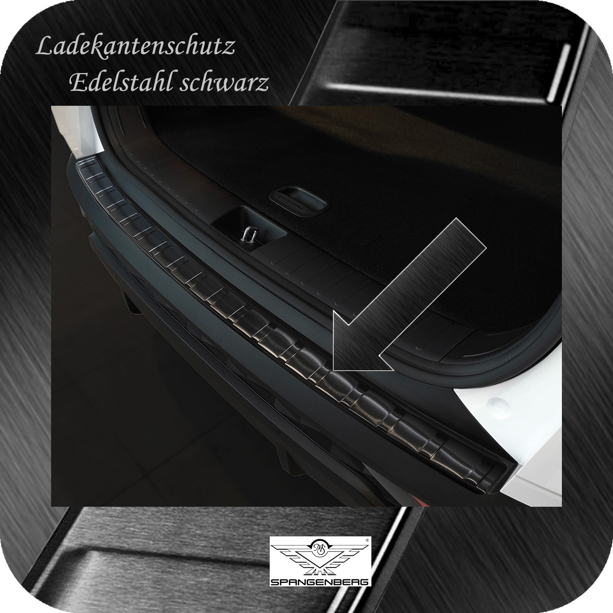 Ladekantenschutz Edelstahl schwarz Hyundai Tucson IV Typ NX4 ab 11.2020- 3245021