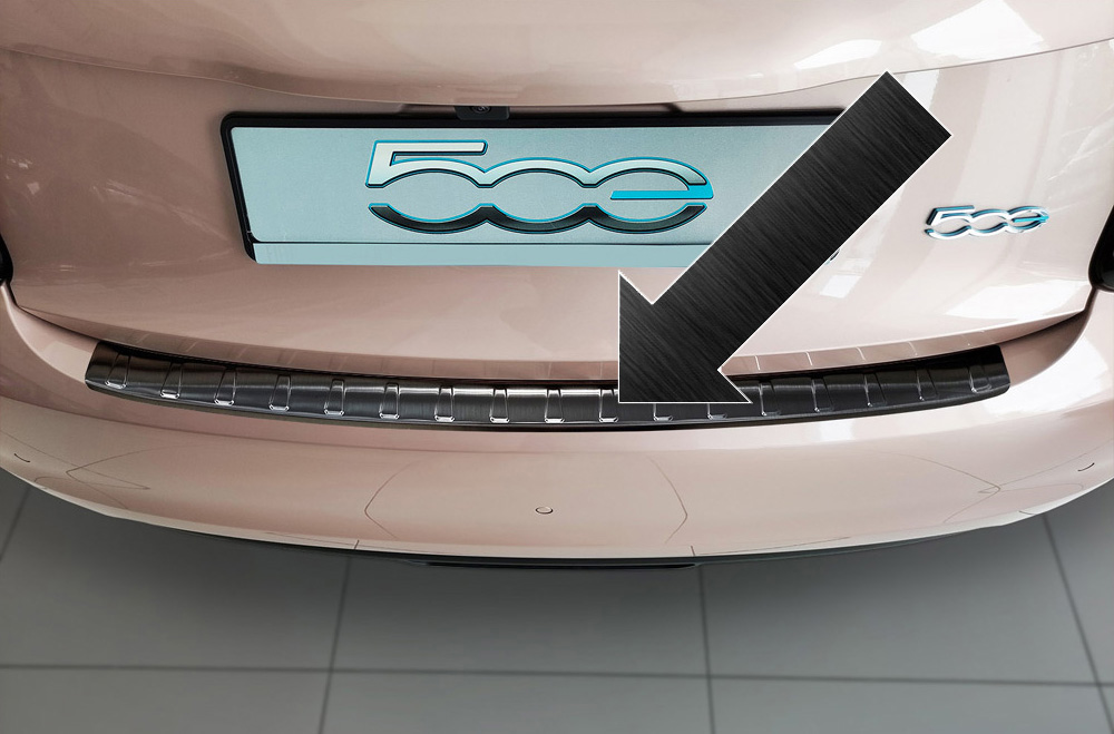 Ladekantenschutz Edelstahl schwarz graphit für Mercedes EQS SUV X296 ab  12.2022- | eBay