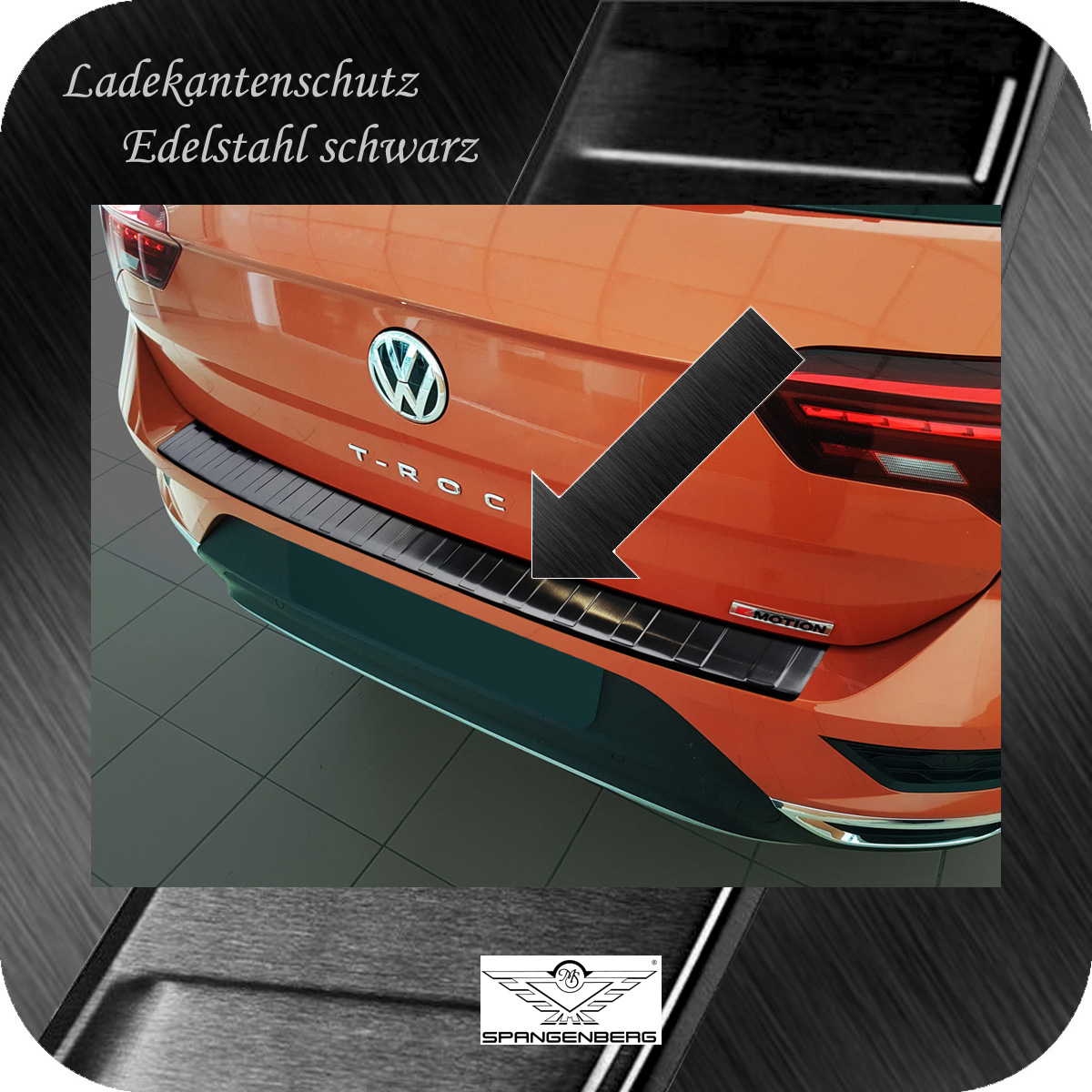 Ladekantenschutz für VW T-Roc Edelstahl