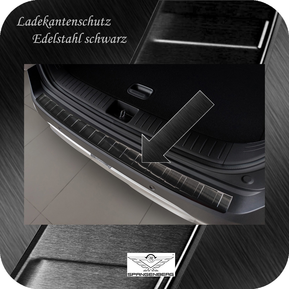 Ladekantenschutz Edelstahl schwarz für Kia Sportage V Typ NQ5 ab 1.2022- 3245278