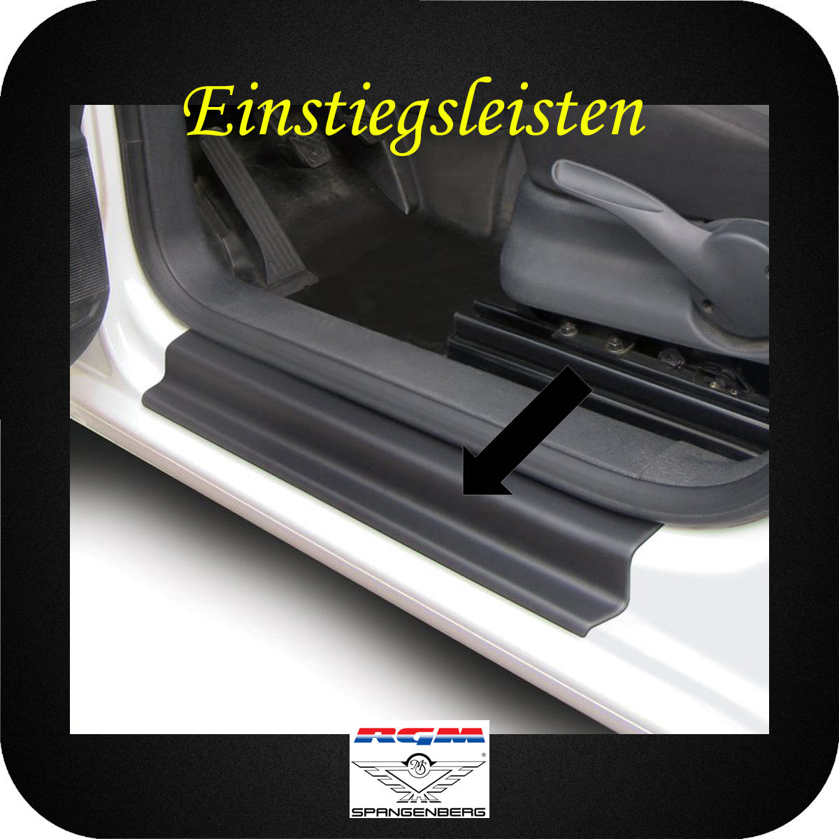 Einstiegsleisten schwarz für VW Caddy 4.Generation auch Maxi 05.04-09.20 3600179
