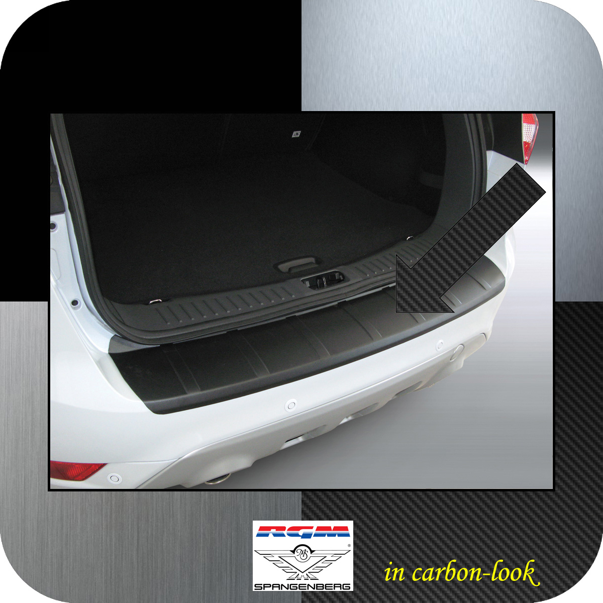 Ladekantenschutz Carbon-Look Ford Kuga I SUV Kombi Baujahre 2008-2013 3509163