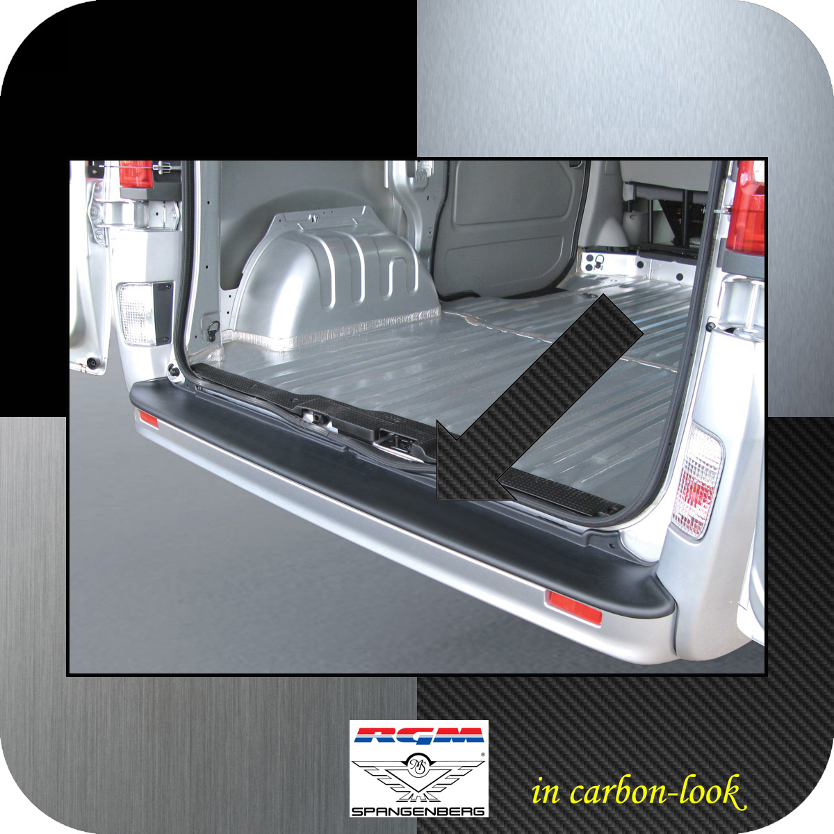 Ladekantenschutz Carbon-Look Renault Trafic II ab facelift 2006-2014 3509236