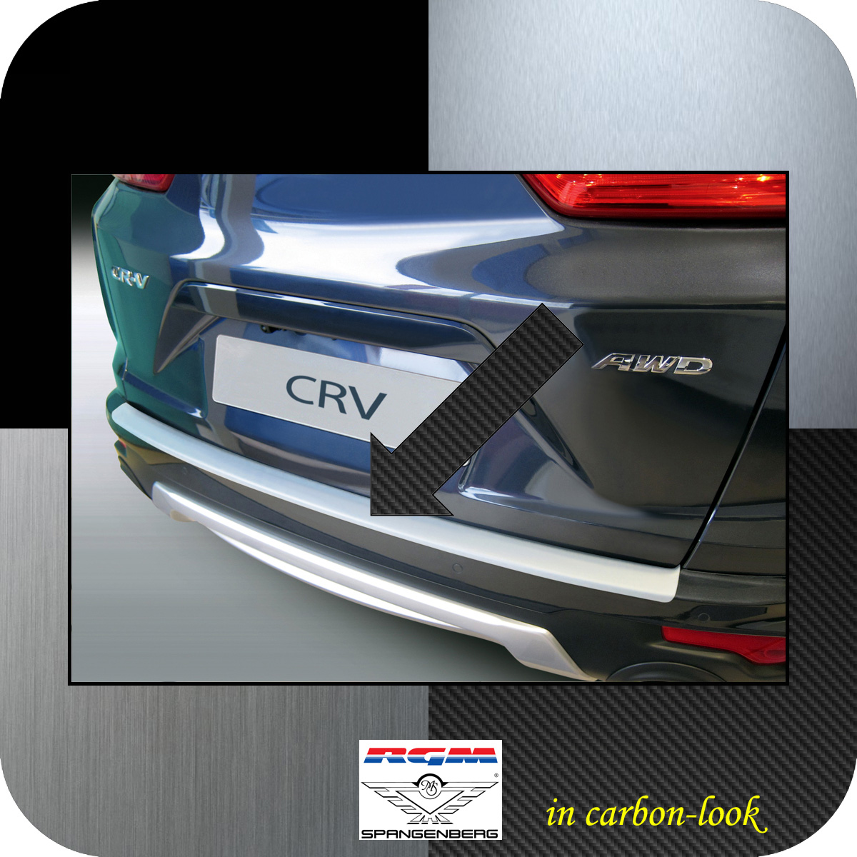 Ladekantenschutz Carbon-Look Honda CR-V V SUV 5. Generation ab 12.2016- 3509339