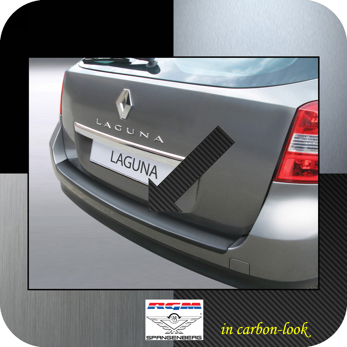 Ladekantenschutz Carbon-Look Renault Laguna III Grandtour ab 10.2007- 3509454