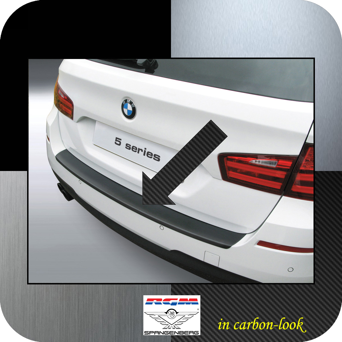 Ladekantenschutz Carbon-Look BMW 5er F11 Touring ab 2010- auch M-Style 3509532