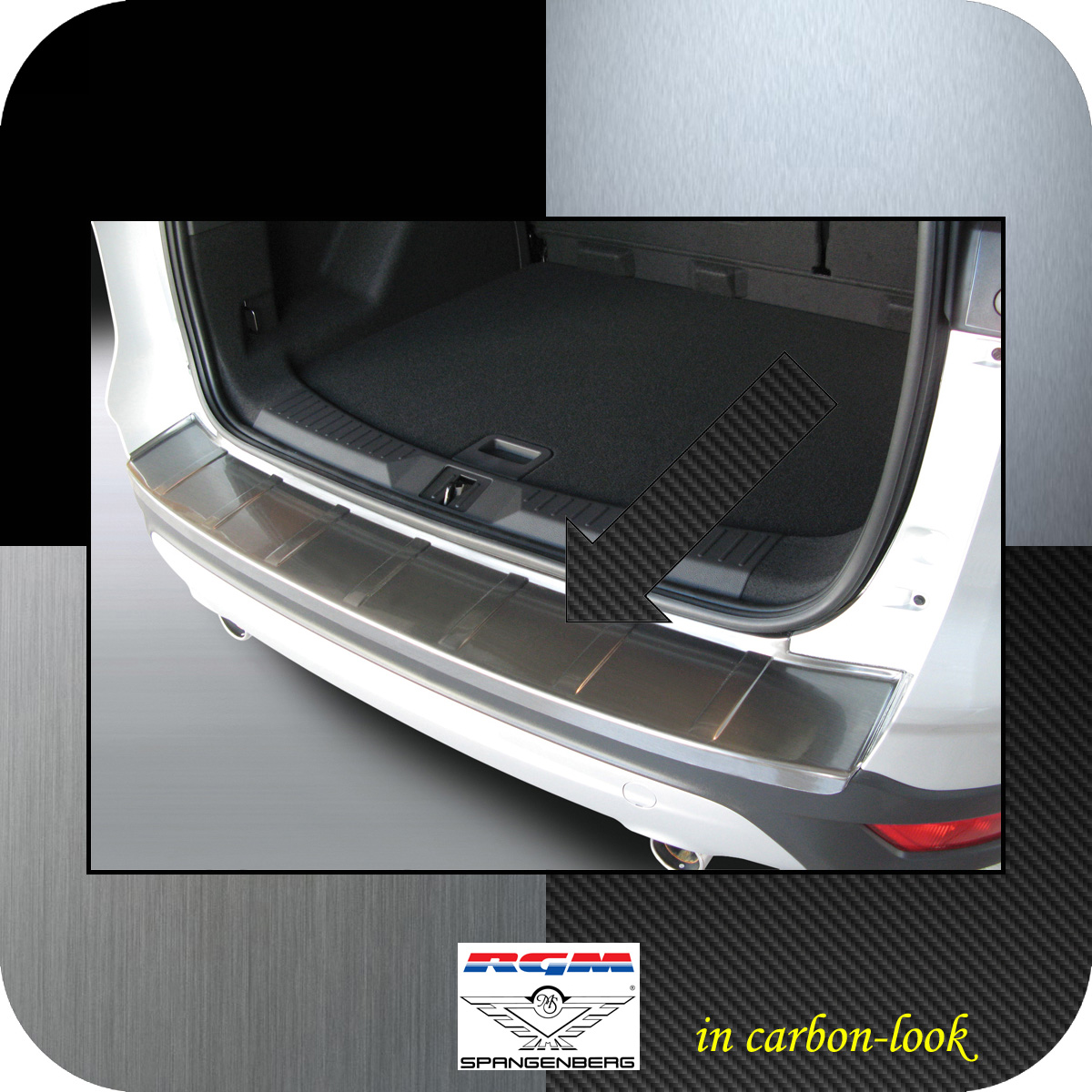 Ladekantenschutz Carbon-Look Ford Kuga II SUV Kombi Baujahre 03.13-12.19 3509589