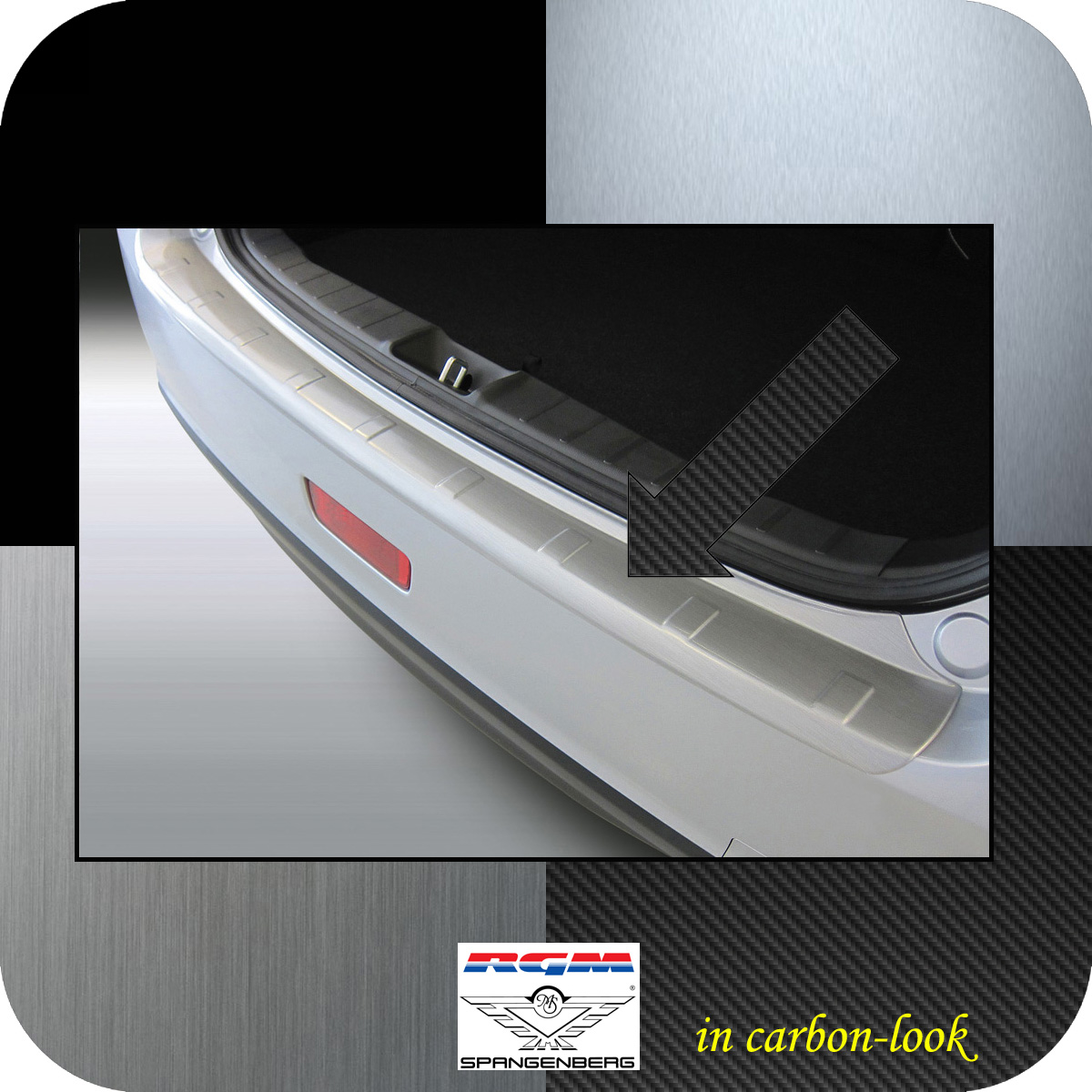 Ladekantenschutz Carbon-Look Mitsubishi ASX SUV Baujahre 10.2012-09.2016 3509596