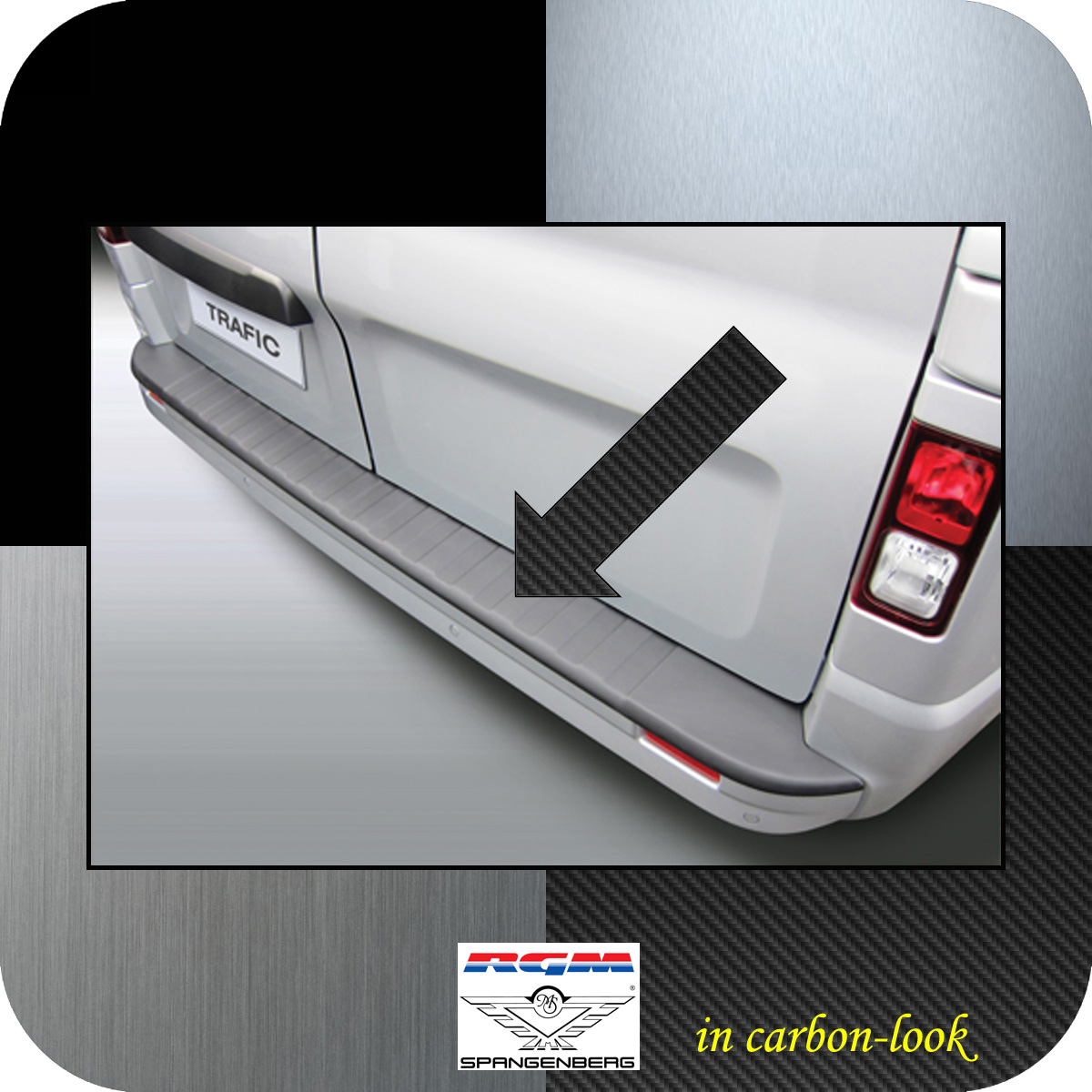 Ladekantenschutz Carbon-Look Renault Trafic III ab Baujahr 2014- 3509770