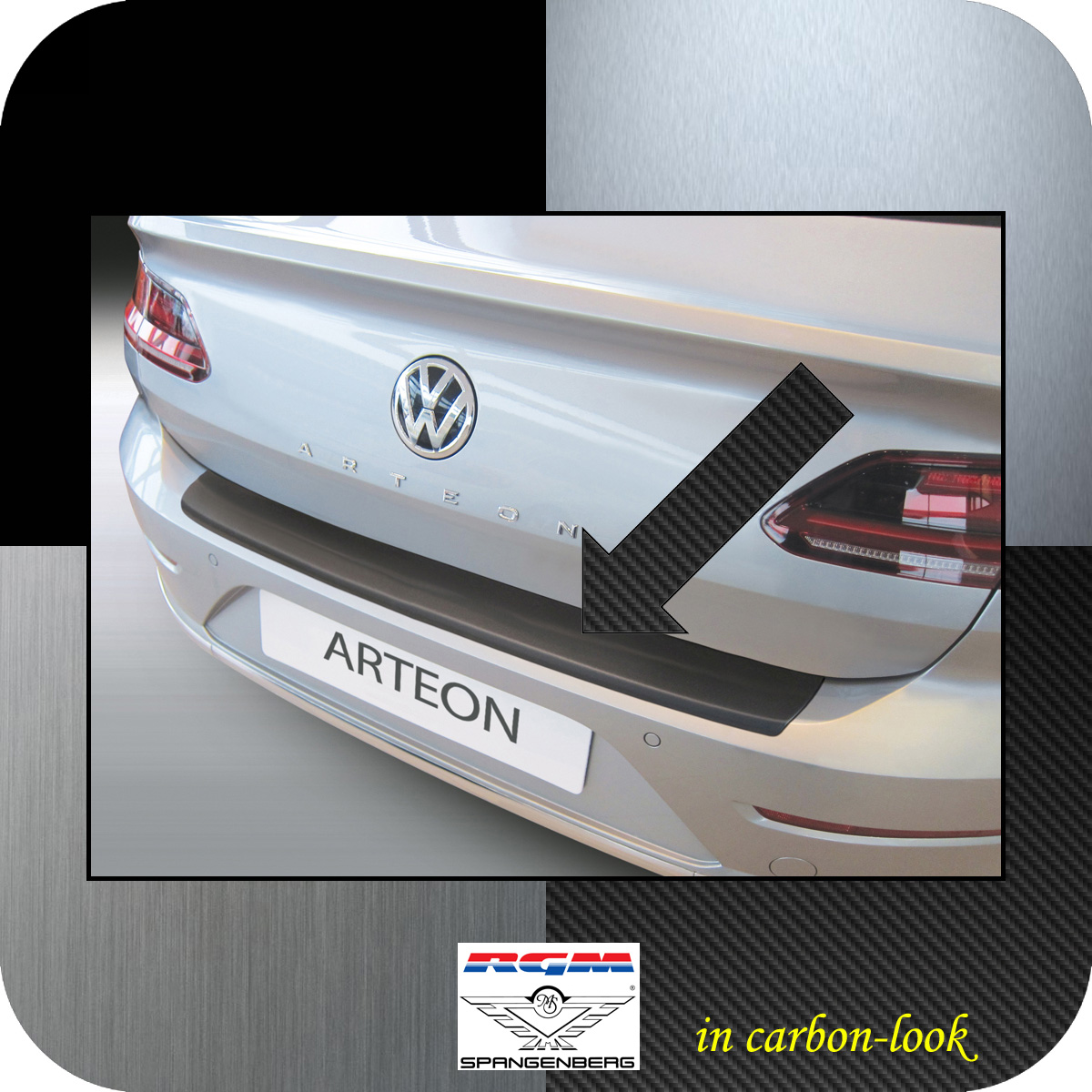 Ladekantenschutz Carbon-Look VW Arteon Kombilimousine ab Bj. 04.2017- 35097830
