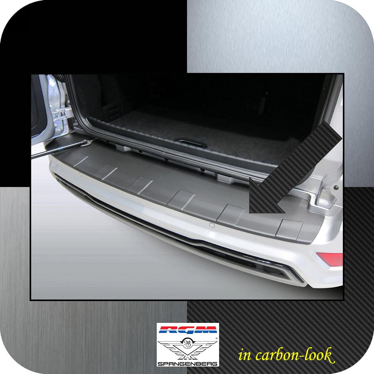 Ladekantenschutz Carbon-look Ford Ecosport SUV Kombi facelift ab 11.17- 3509805