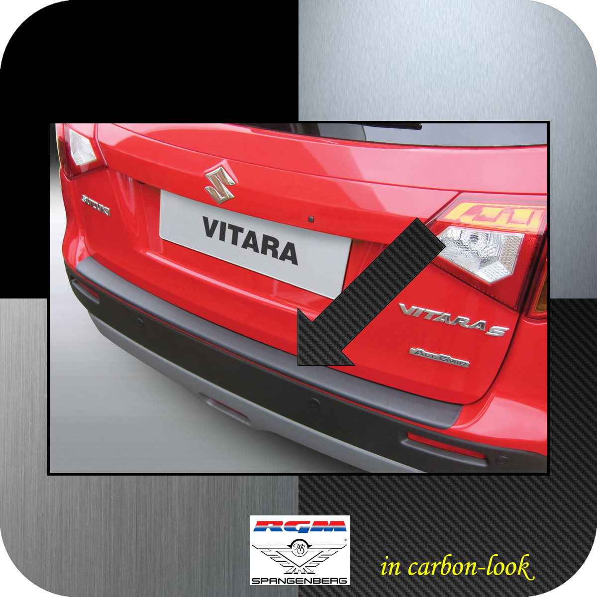Ladekantenschutz Carbon-Look Suzuki Vitara Kompakt-SUV Kombi ab 2015- 3509873