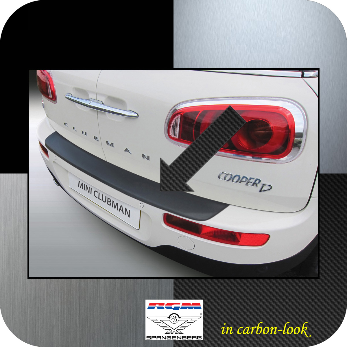 Ladekantenschutz Carbon-Look Mini BMW Clubman II F54 Kombi ab 2015- 3509878