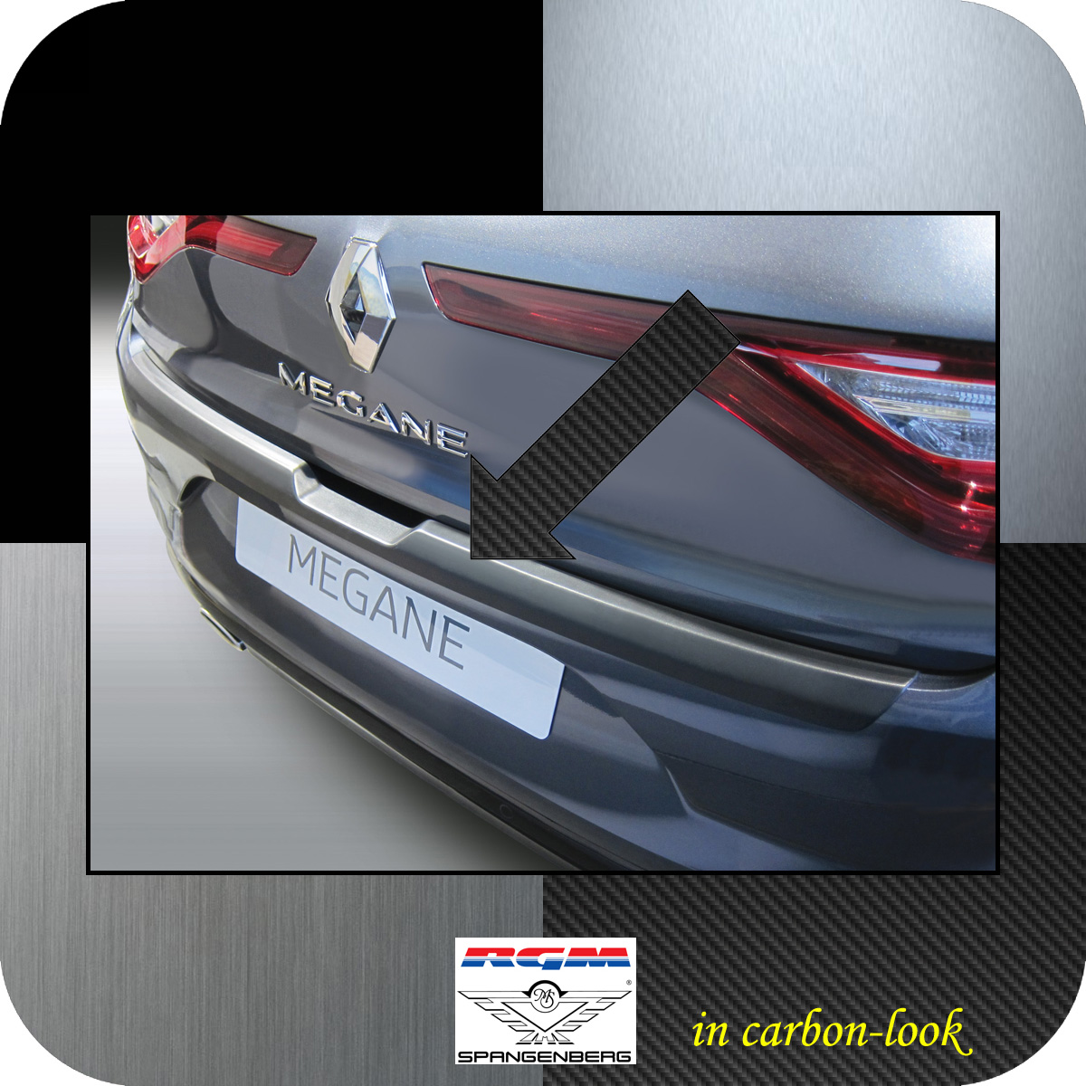 Ladekantenschutz Carbon-Look Renault Megane IV Schrägheck 5-Türer 2016- 3509907