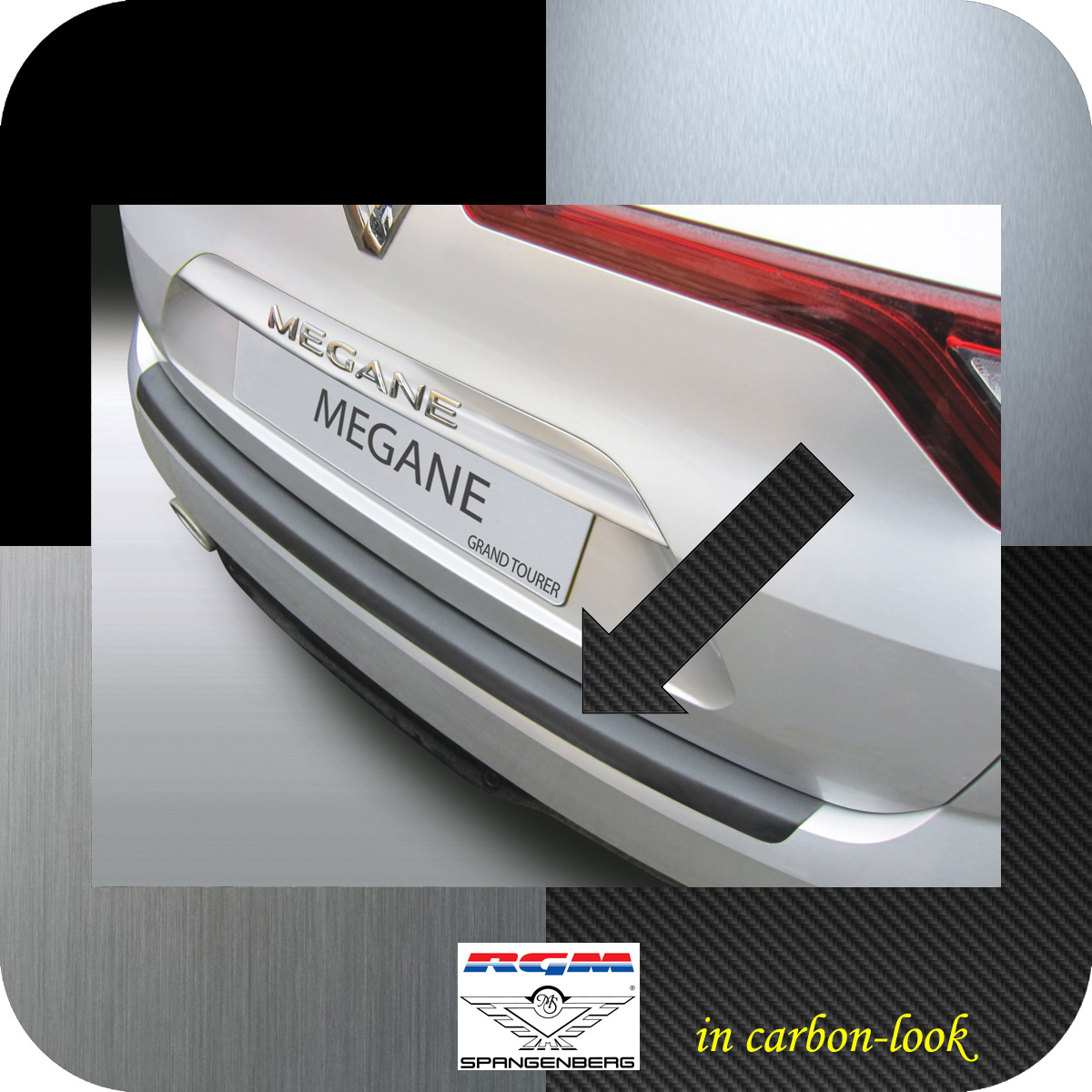 Ladekantenschutz Carbon-Look Renault Megane IV Grandtour Kombi ab 2016- 3509928