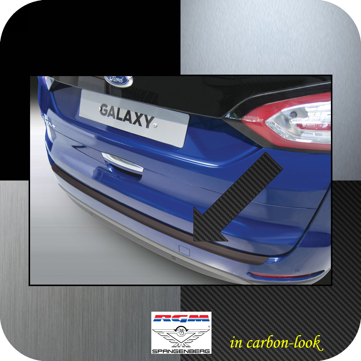Ladekantenschutz Carbon-Look Ford Galaxy ab Baujahr 2015- 3509932