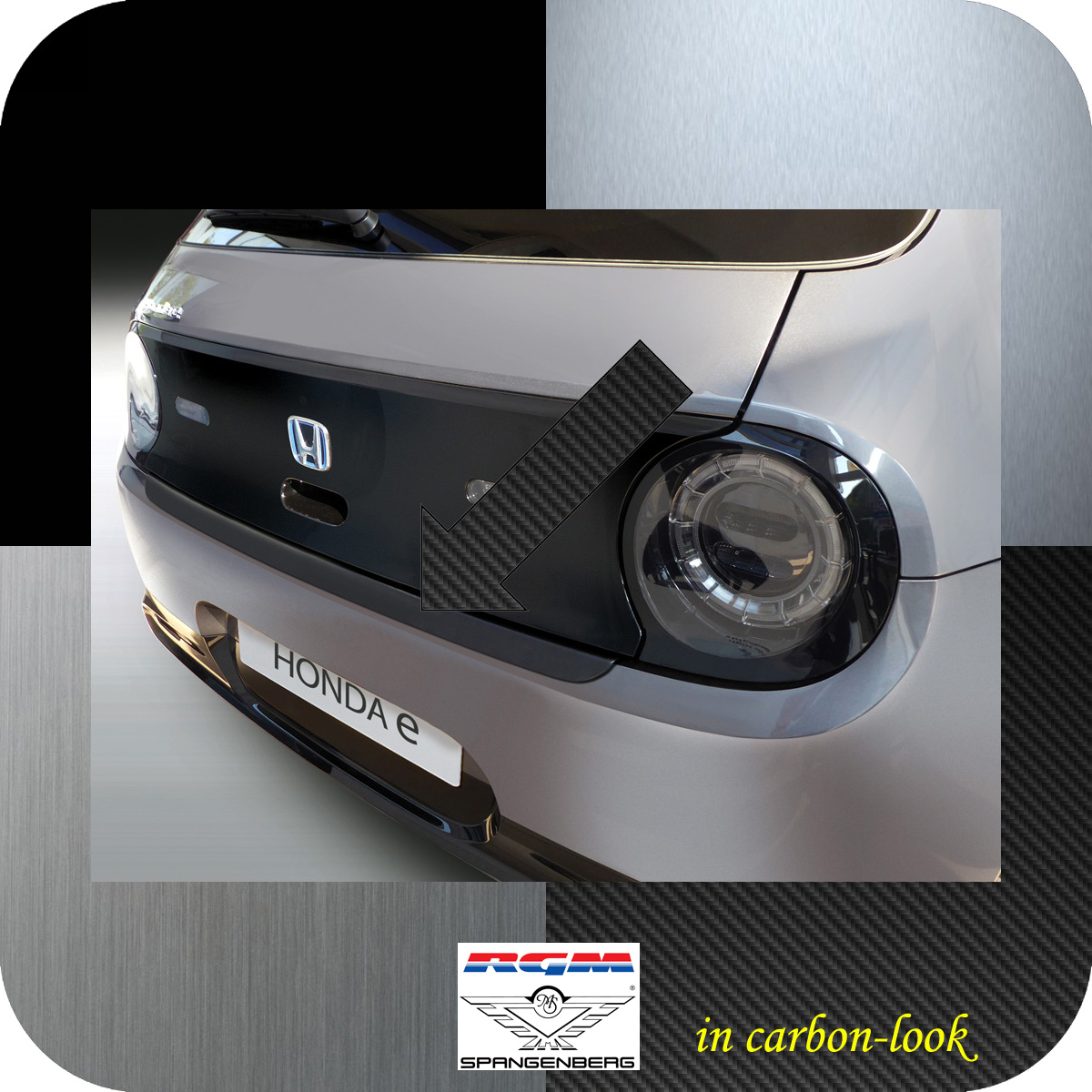 Ladekantenschutz Carbon-Look für Honda E electric Schrägheck ab 09.2019- 3591320