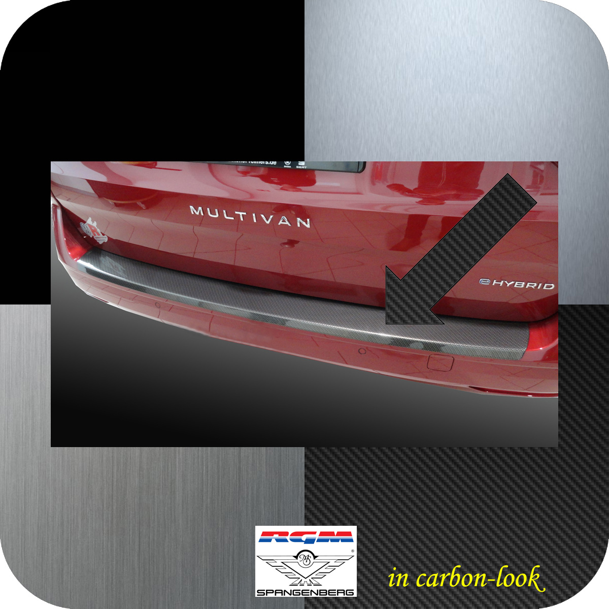 Ladekantenschutz Carbon-Look VW T7 Caravelle Multivan Transporter 06.21- 3591373