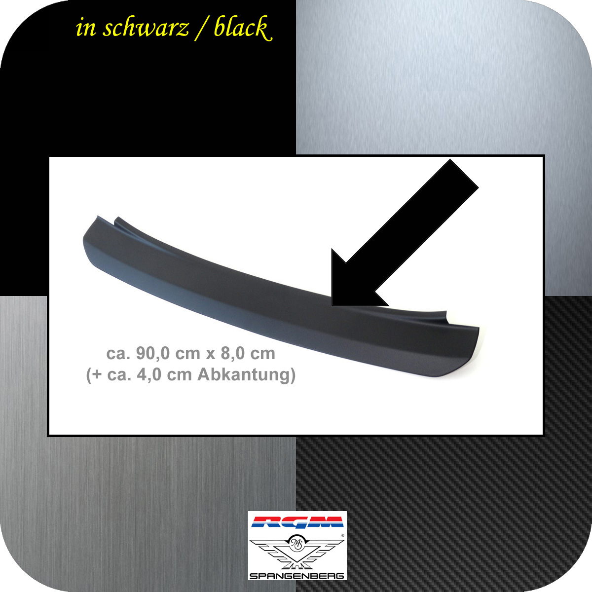 Ladekantenschutz schwarz für Peugeot 208 II 5-Türer auch e-208 06.2019-  3500136