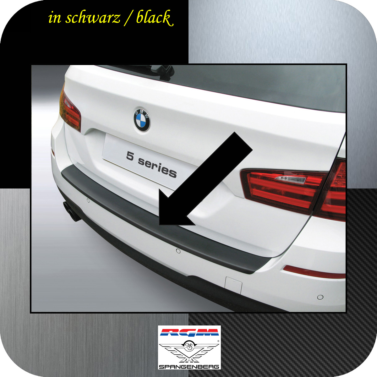 Türkanten-Schutzfolie 150µ transparent für BMW 5er Touring F11 2010