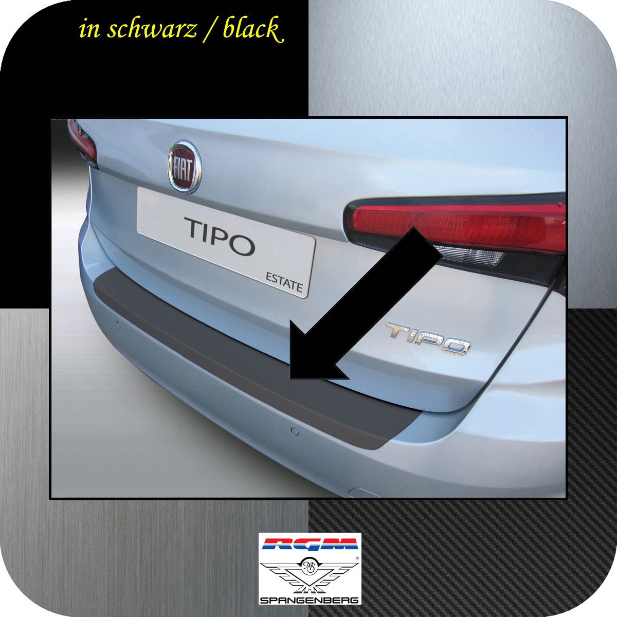 Original RGM Ladekantenschutz ABS Schwarz Toyota Avensis III Kombi VorMopf -2011