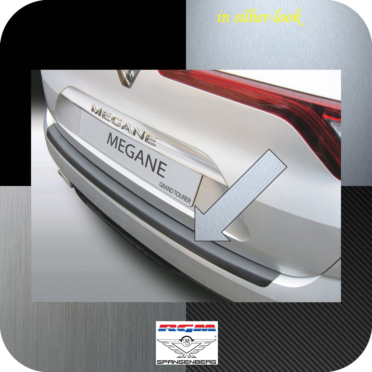 Ladekantenschutz Silber-Look Renault Megane IV Grandtour Kombi ab 2016- 3506928