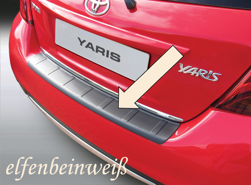 Taxi Ladekantenschutz elfenbeinweiß Toyota Yaris III Schrägh Mopf 2014- 3503782
